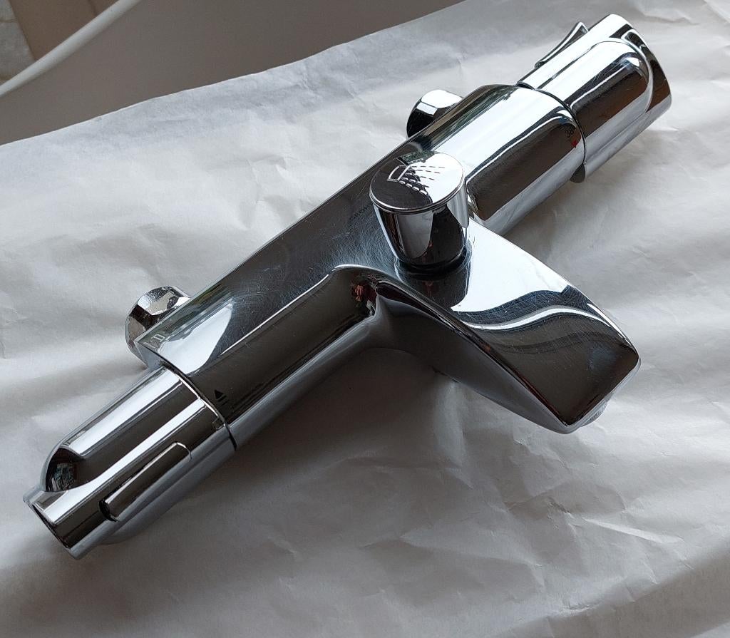 Grohe thermostatische bad/douchekraan - gedemonteerd 03/'26, Ophalen, Gebruikt, Chroom, Bad