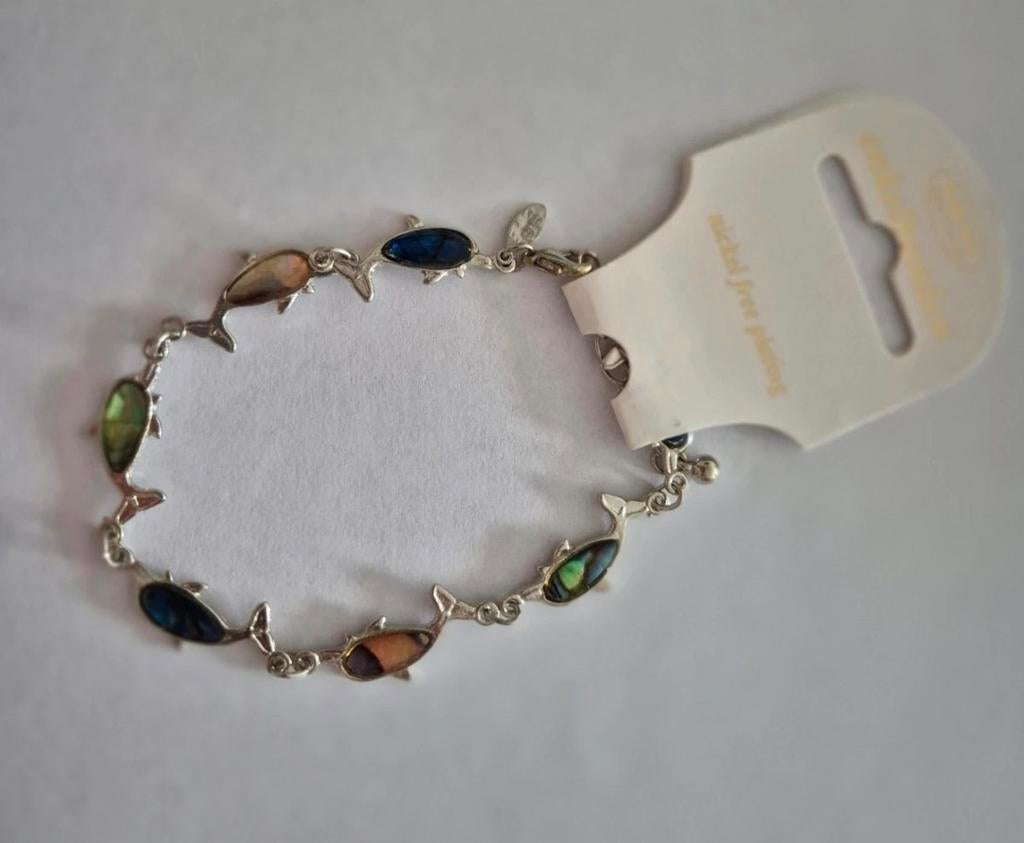 MKM Design enkelbandje met vissen, Ophalen of Verzenden, Nieuw