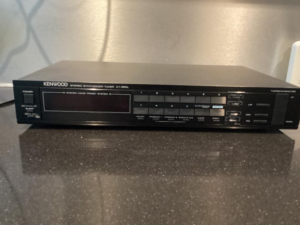 Kenwood tuner KT550-L, Ophalen, Zo goed als nieuw
