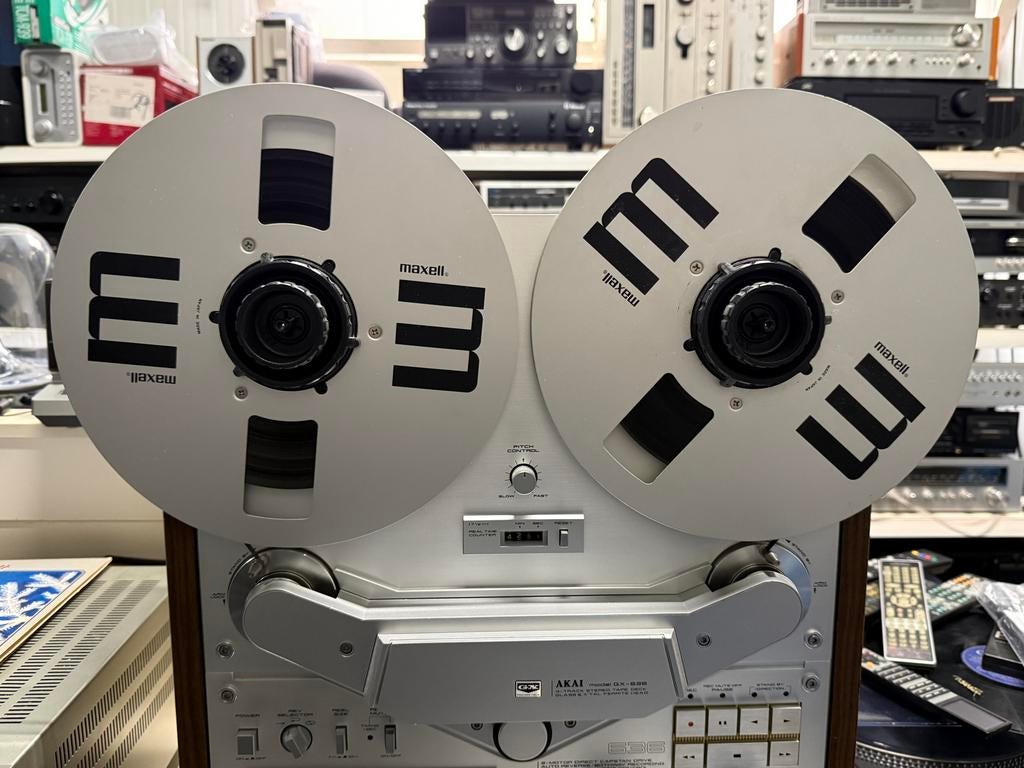 Vintage Akai GX-636 Reel-to-Reel Bandrecorder - Topstaat, Akai, Bandrecorder, Akai, Ophalen