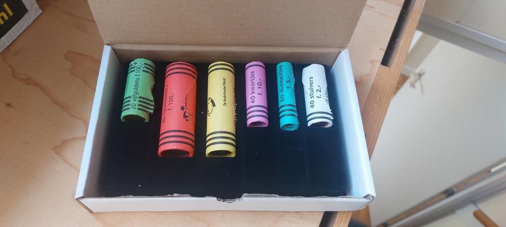 Muntrollen guldens 2001, Ophalen of Verzenden, Koningin Beatrix