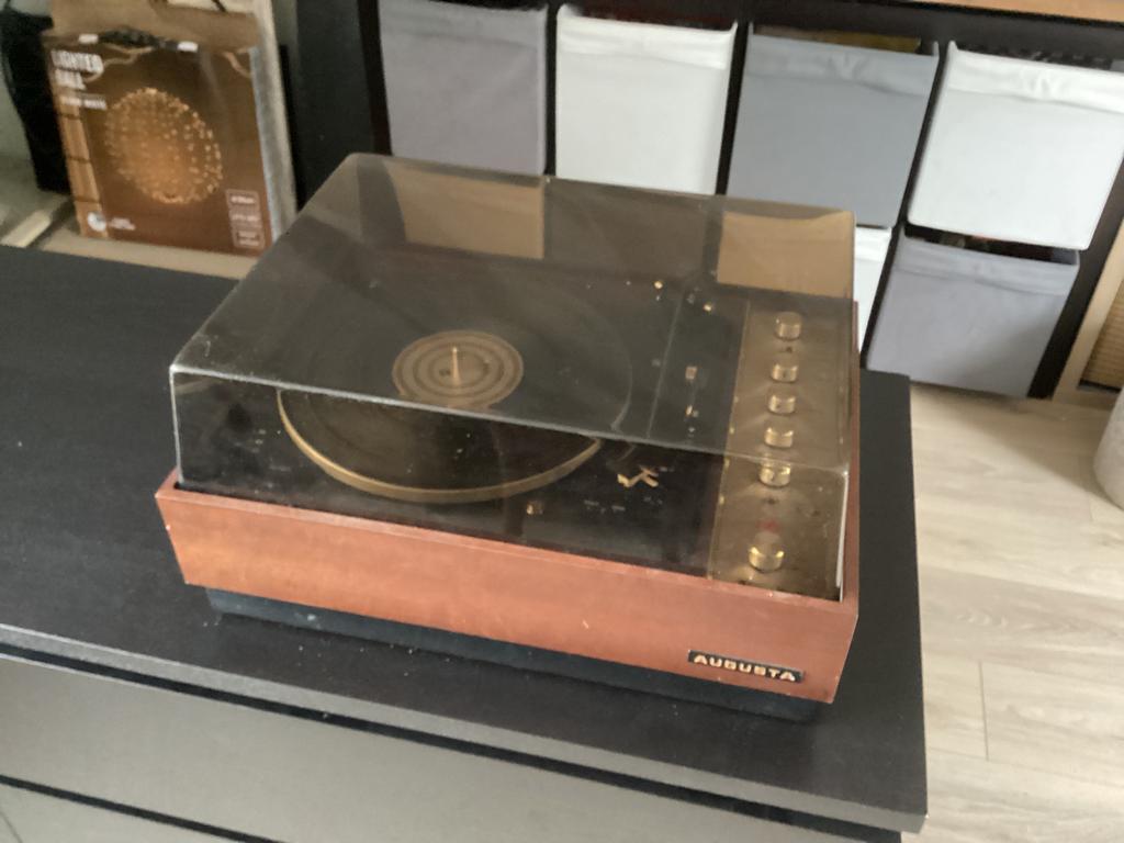 augusta solid state all silicon platenspeler dual 1210 lees, Audio, Tv en Foto, Platenspelers, Pitch-regelaar, Ophalen of Verzenden