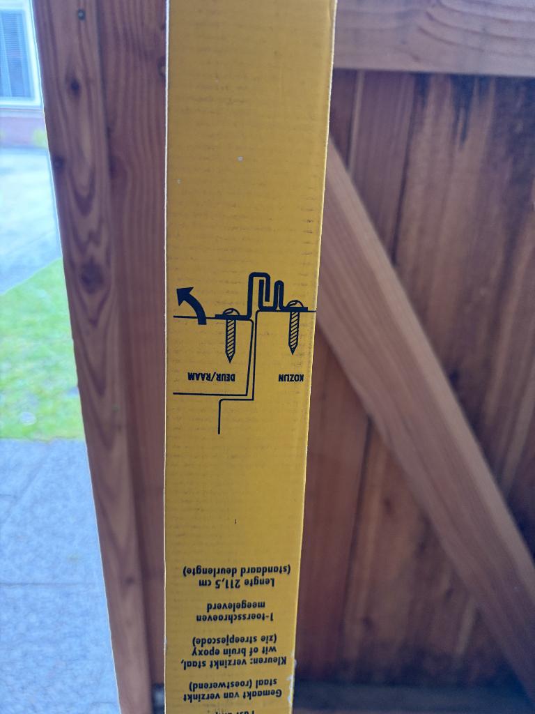 Anti Inbraak deurstrip, Ophalen, Nieuw, IJzer, Overige typen