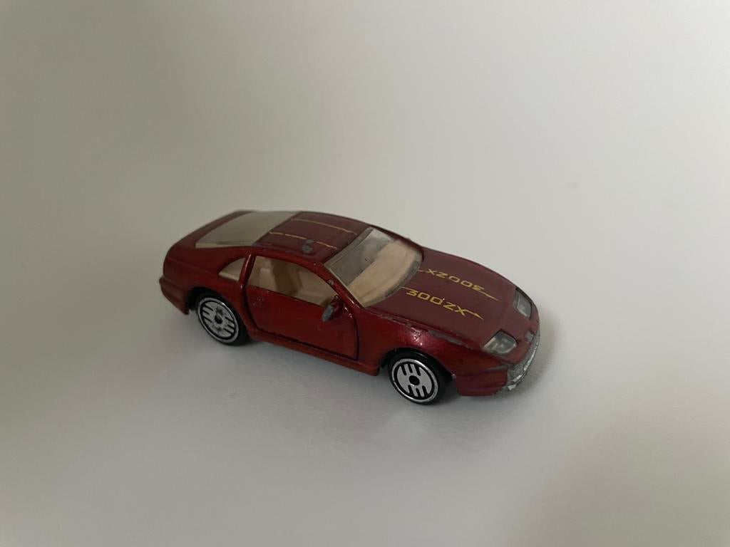 model Datsun Nissan 300ZX 300 ZX, rood, 1/50, Hot Wheels, Ophalen of Verzenden, Gebruikt, Auto, Overige merken