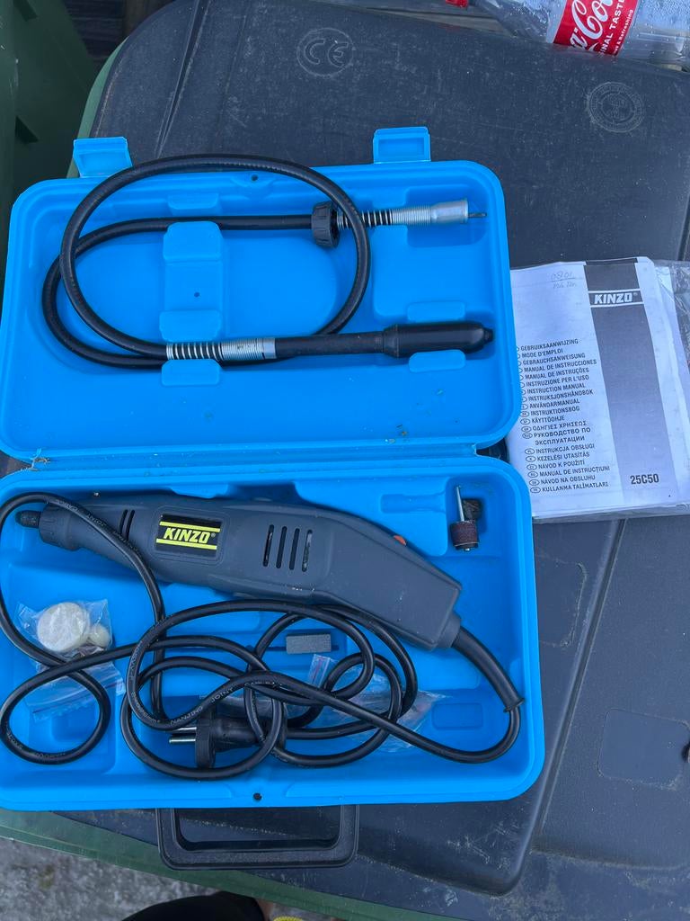 Kinzo Snellopet - Multifunctioneel Gereedschap met Accessoir, Ophalen, Gebruikt