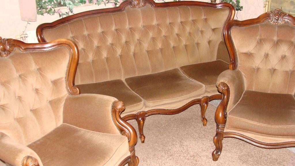 Bankstel (stijl: barok), Ophalen, Gebruikt, Barok, 75 tot 100 cm