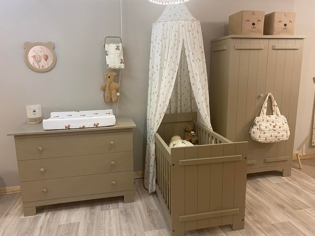 Babykamer •Bear• by Juffrouw Kwast, Ophalen, Info@juffrouw-kwast.nl, Jongetje of Meisje, Juffrouw Kwast