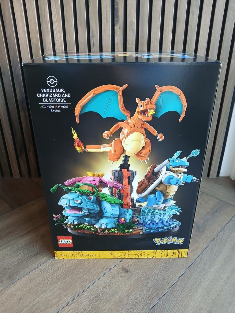 Lego Pokémon Venusaur Charizard Blastoise met GWP, Kinderen en Baby's, Speelgoed | Duplo en Lego, Ophalen of Verzenden, Nieuw