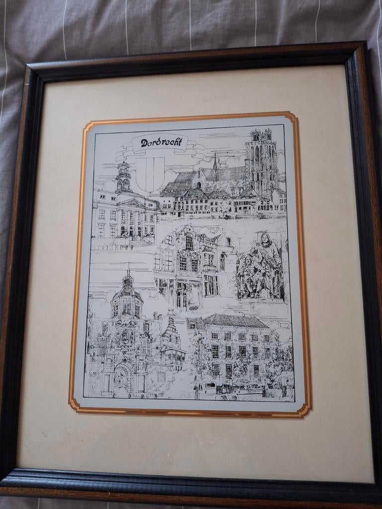 Dordrecht pentekening, Antiek en Kunst, Ophalen of Verzenden