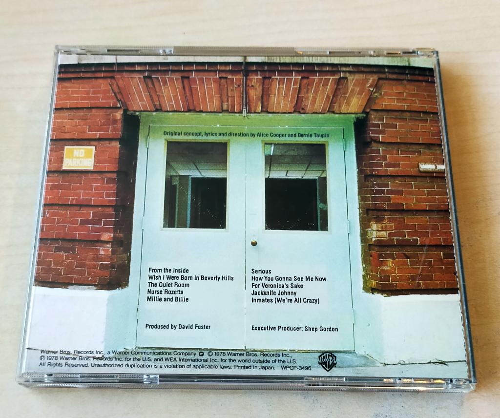 Alice Cooper - From The Inside CD 1978/1990 Japan, Ophalen of Verzenden, Gebruikt, Poprock