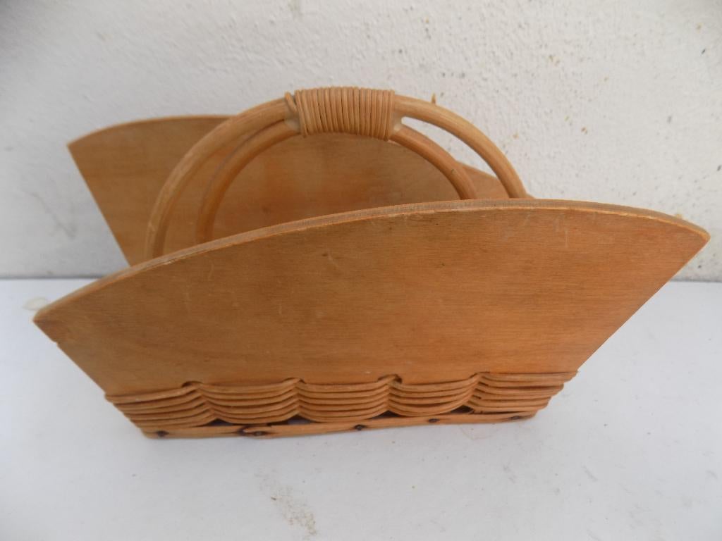 retro servies ontbijtset servettenhouder mandjes, Ophalen of Verzenden, Gebruikt