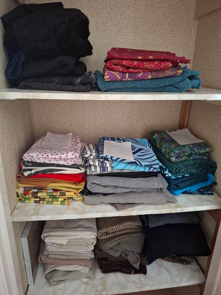 Een kast vol mooie nieuwe stoffen., Overige kleuren, 120 cm of meer, Nieuw, Ophalen of Verzenden