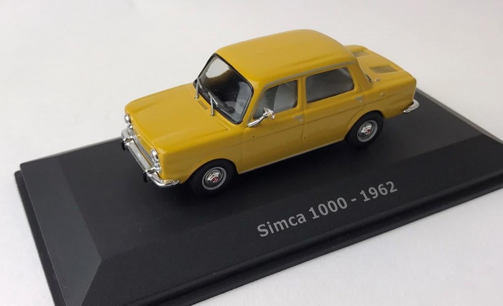 JSN Atlas 1:43 Simca 1000 geel 1962, Overige merken, -, Nieuw, Ophalen of Verzenden