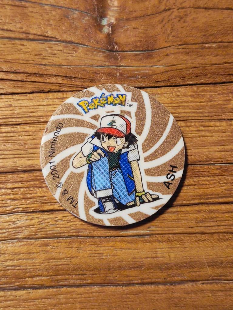 Extra dikke Slammer Flippo Pokemon Ash, Verzamelen, Flippo's, Verzenden, Losse flippo's