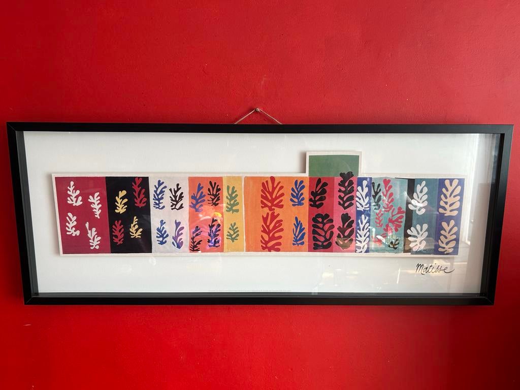 Matisse Cut-Outs Stijl Kunstprint in Lijst 40/105, Ophalen