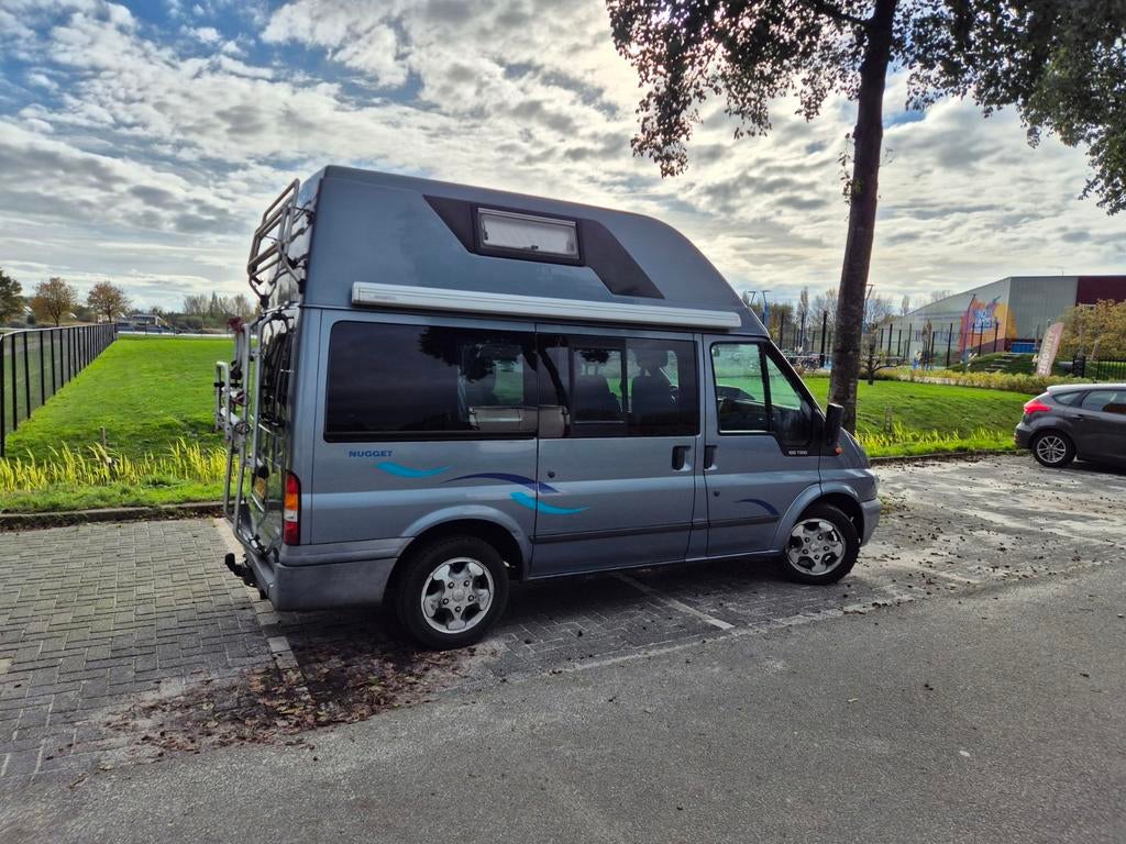 Ford Transit Nugget Camperbus - Bouwjaar 2002, APK 2027, Caravans en Kamperen, Campers, Particulier