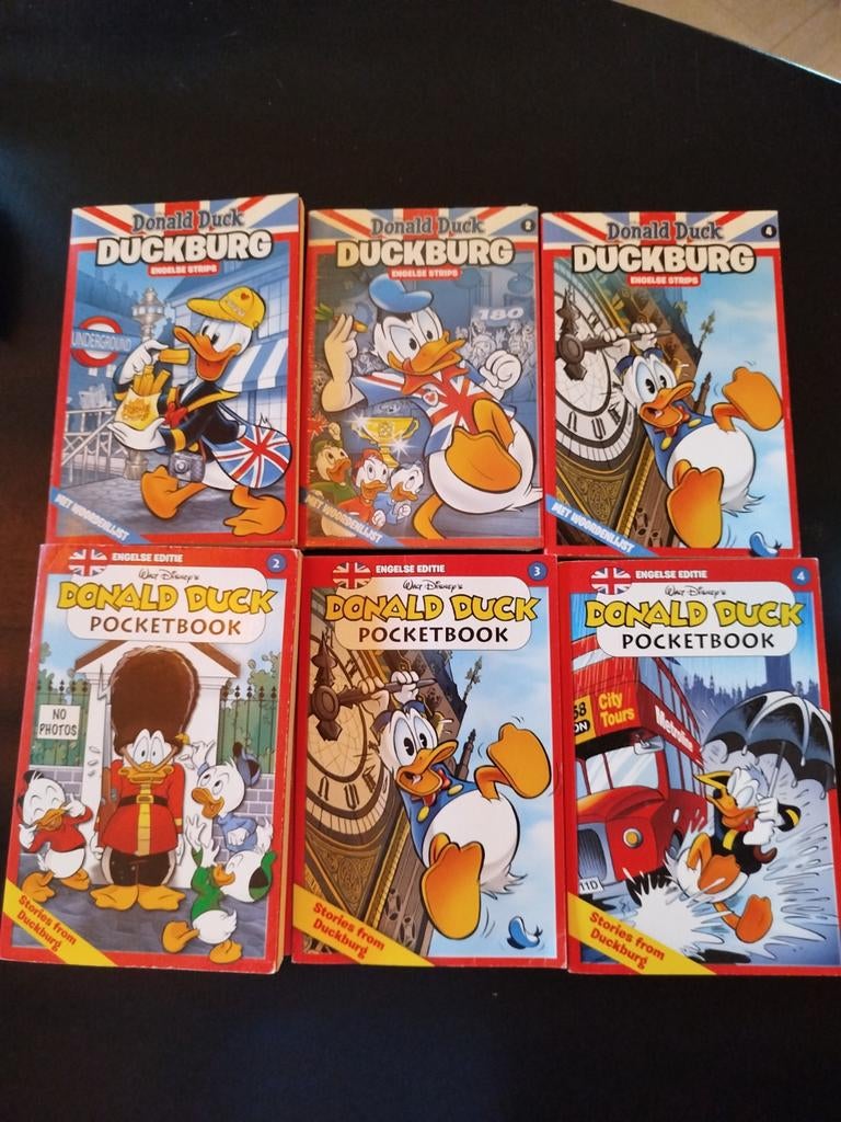 Donald Duck pocketbook en Duckburg Engels English, Boeken, Eén comic, Europa, Ophalen of Verzenden, Zo goed als nieuw