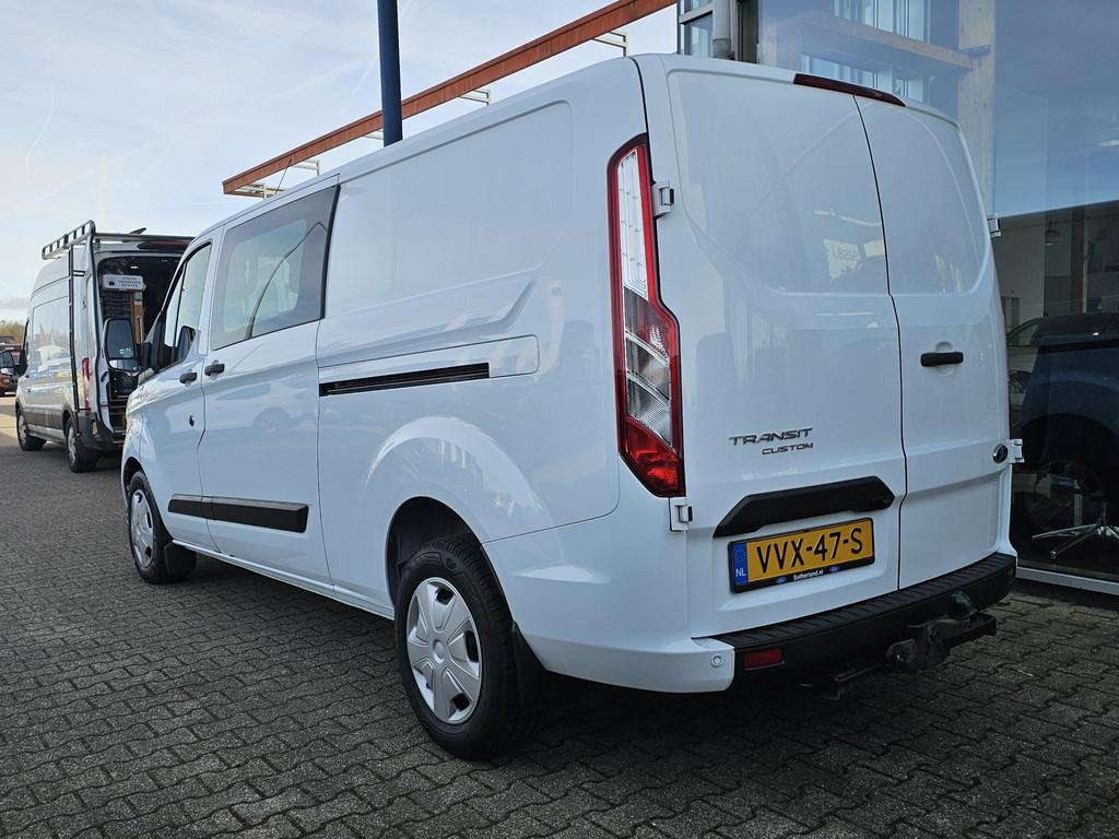 Ford Transit Custom 320 2.0 TDCI L2H1 Trend DC Trekhaak | St, Euro 6, 4 cilinders, Wit, Origineel Nederlands