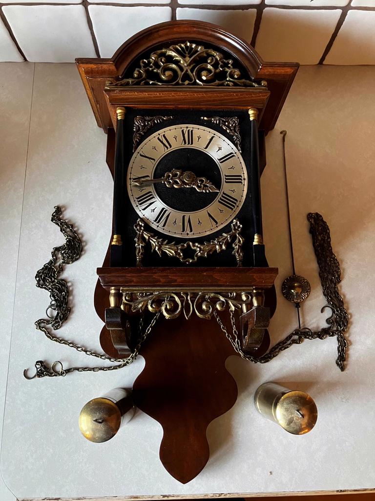 Zaanse klok Wuba . 26 cm breed, 53 cm lang . 70, 80 er jaren, Ophalen