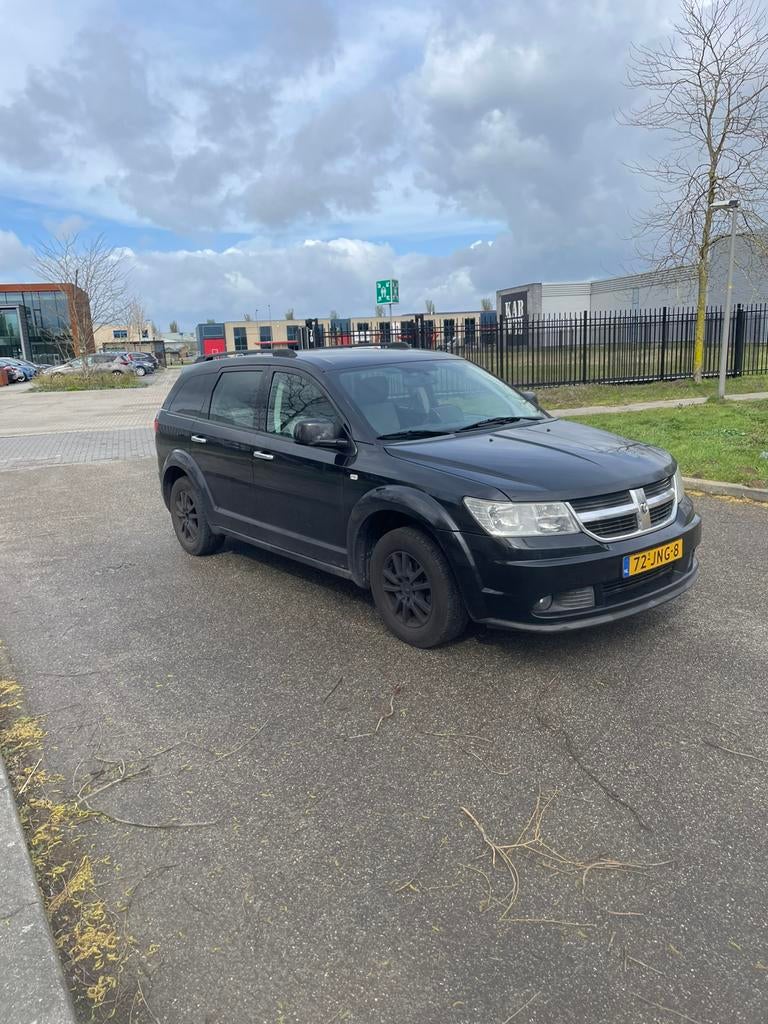 Dodge Journey 2.4 7Pers. AUT 2009 Zwart.  lpg g3, Auto's, Dodge, Zwart, 4 cilinders, 7 stoelen, Zwart