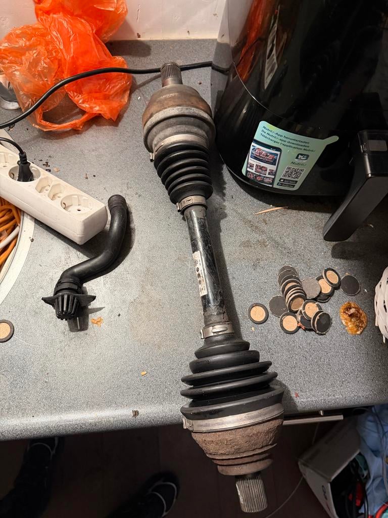 Aandrijfas 5Q0 407 271CQ VW Golf/GTI/R, Audi A3/S3/RS3, Seat, Auto-onderdelen, Ophalen of Verzenden, Gebruikt, Volkswagen