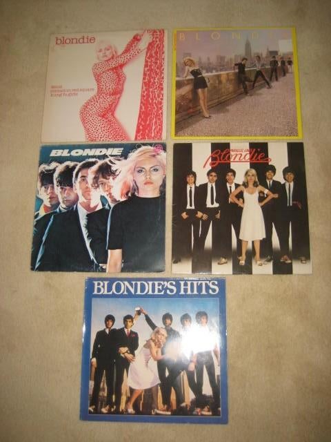 LP Blondie 4 stuks, Cd's en Dvd's, Vinyl | Pop, Gebruikt, 12 inch, Ophalen of Verzenden