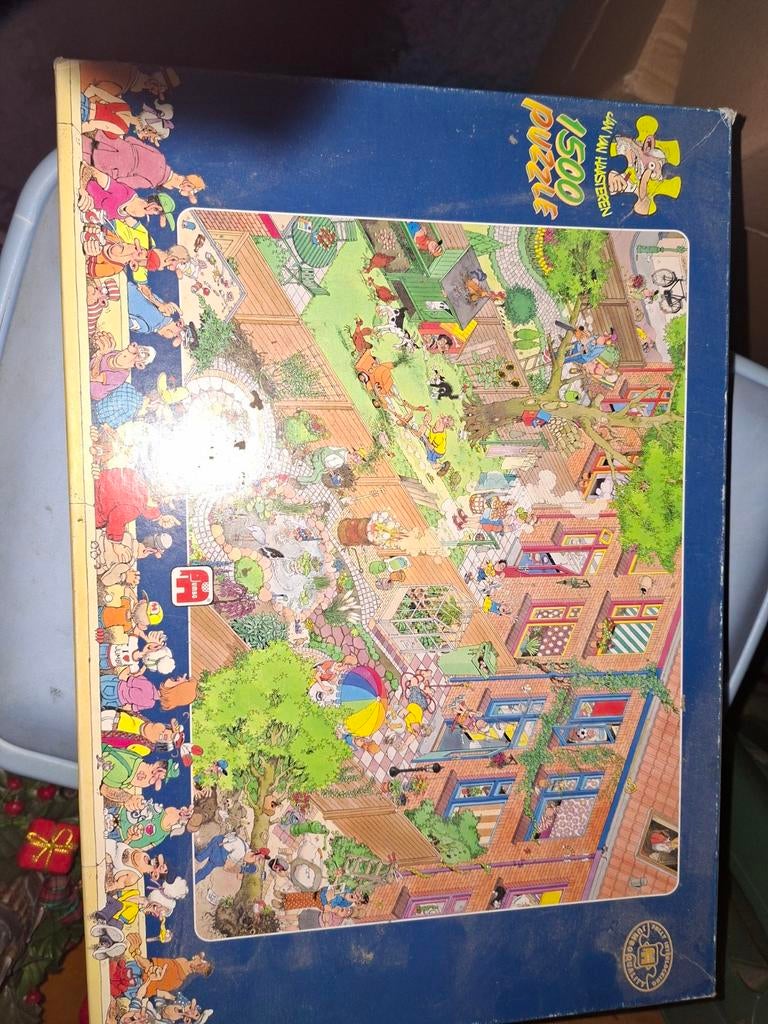 Jan van Haasteren puzzel De Buren 1500 stukjes, Ophalen, 500 t/m 1500 stukjes, Gebruikt, Legpuzzel