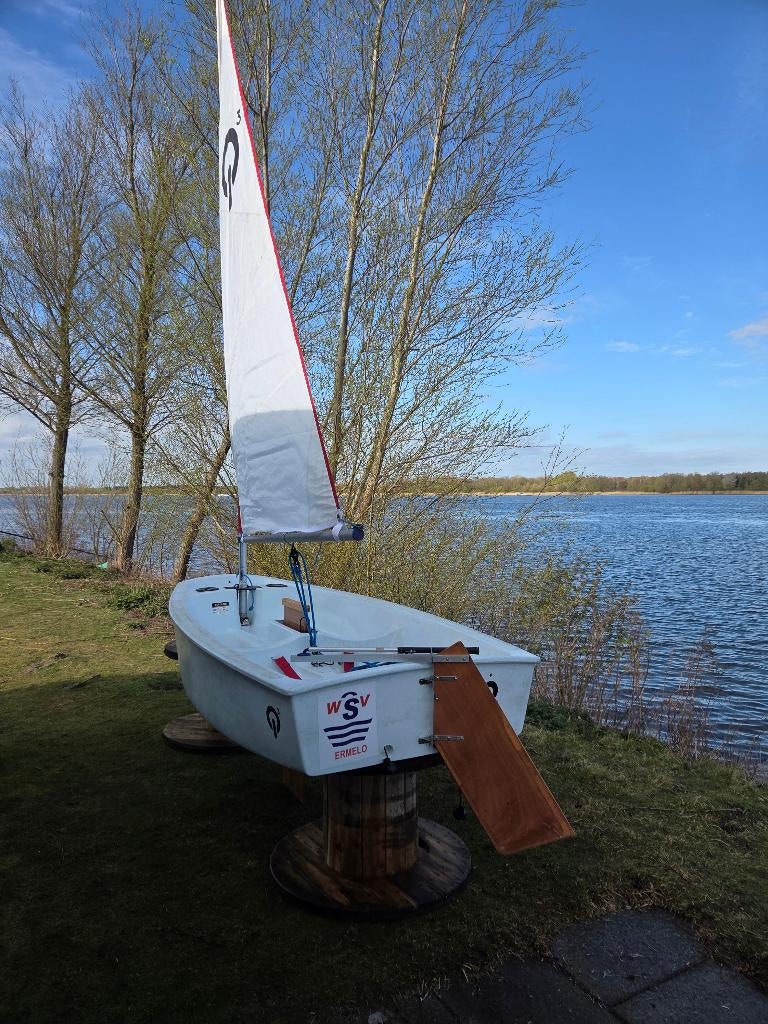 te koop  optimist, Watersport en Boten, Zeilen en Zeiltoebehoren, Gebruikt, Minder dan 15 m², Overige typen, Ophalen