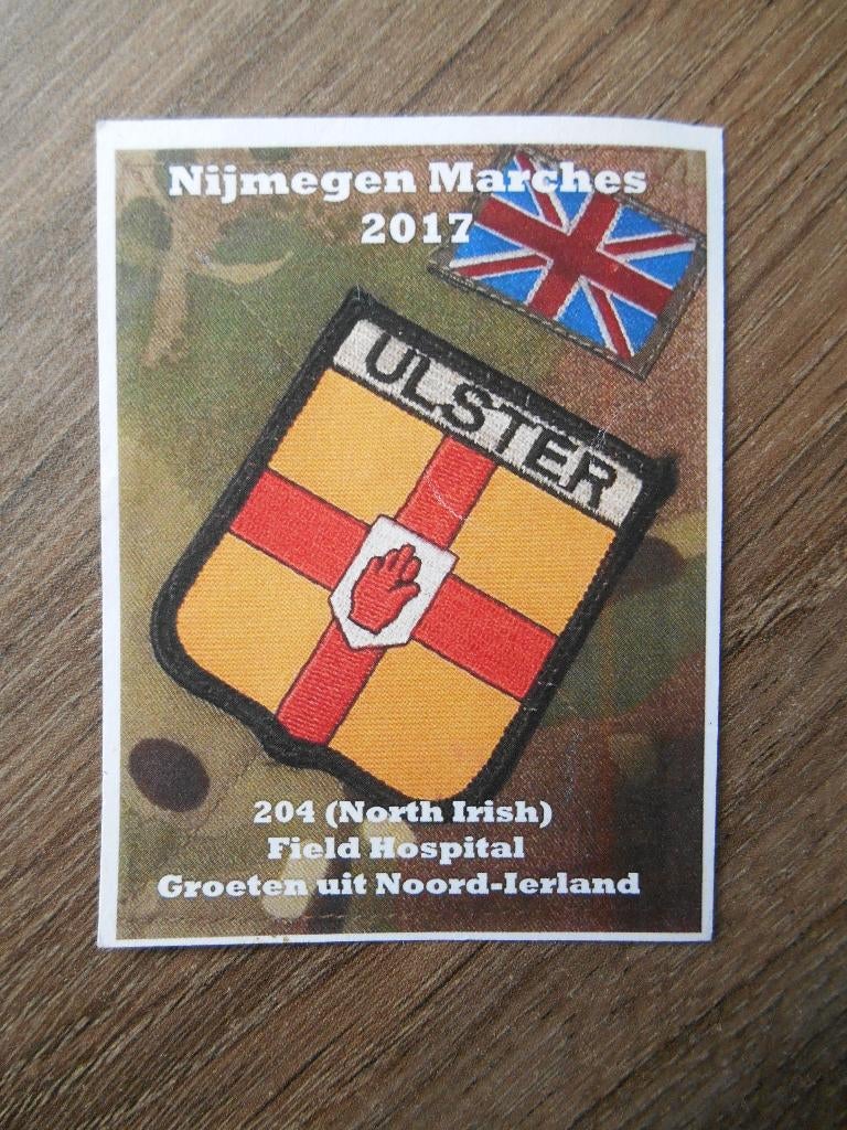 Vierdaagse kaartje Nijmegen Marches 2017, Ophalen of Verzenden, Landmacht, Overige gebieden, Overige typen