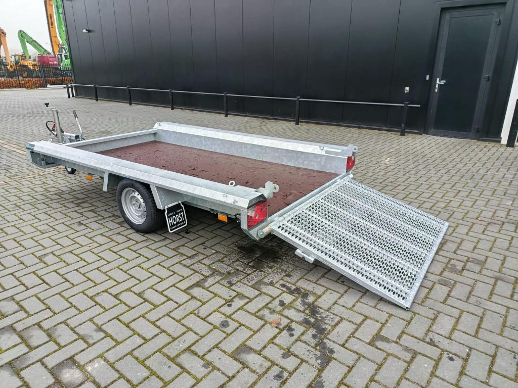 Hulco Terrax 1-as machinetransporter 1500 kg - voorraad, Auto diversen, Aanhangers en Bagagewagens, Nieuw