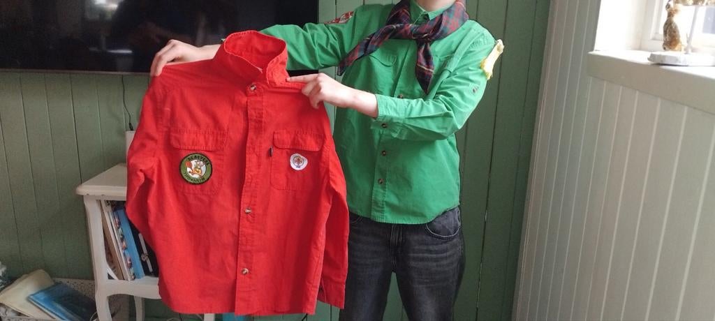 Scoutfit Scouting Kids Blouse Maat 134 en 140, Ophalen of Verzenden, Gebruikt, Scoutfit, Jongen of Meisje