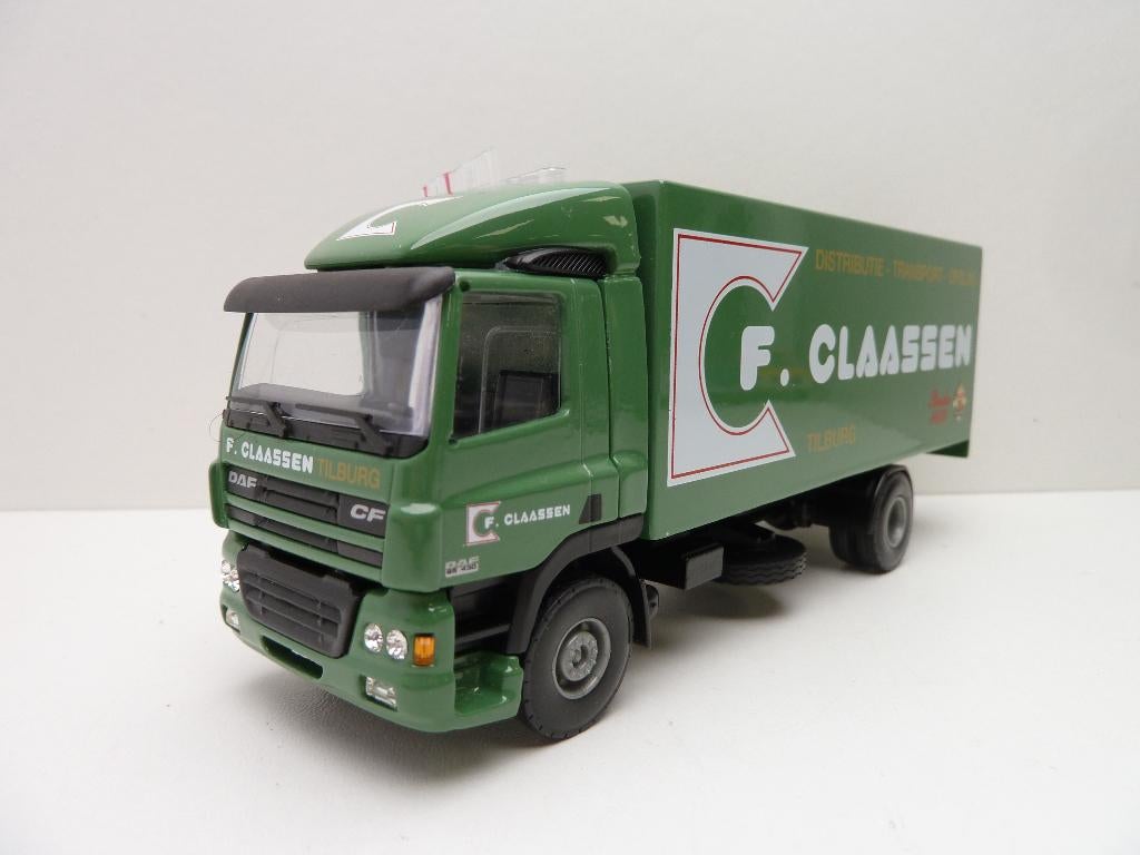 DAF CF  '' Claassen Tilburg ''  Lion Car, Hobby en Vrije tijd, Modelauto's | 1:50, Ophalen of Verzenden, Zo goed als nieuw, Bus of Vrachtwagen