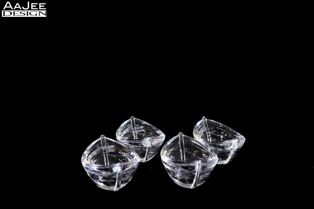 4 x Nybro Sweden – Eierdop – Bootvorm – Paul Isling – Zweden, Overige typen, Ophalen of Verzenden, Overige stijlen, Glas