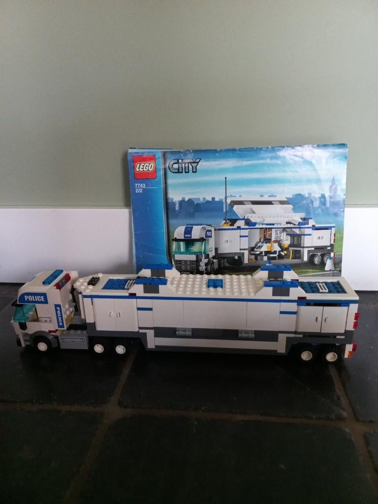 Lego City Politie Mobiele Commandocentrale 7743, Ophalen of Verzenden, Gebruikt, Complete set, Lego