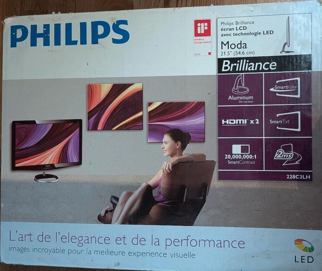 PHILIPS monitor, Philips, Kantelbaar, HDMI, Full HD
