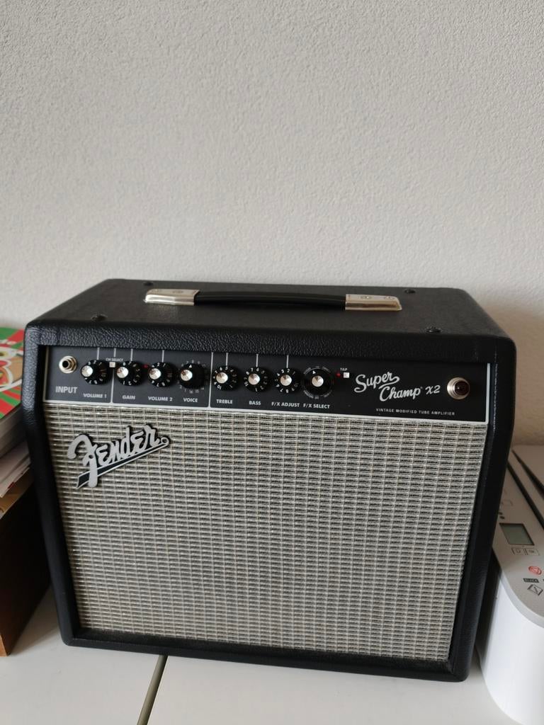 Fender Super Champ X2 Gitaarversterker combo met hoes, Muziek en Instrumenten, Ophalen of Verzenden, Zo goed als nieuw, Gitaar