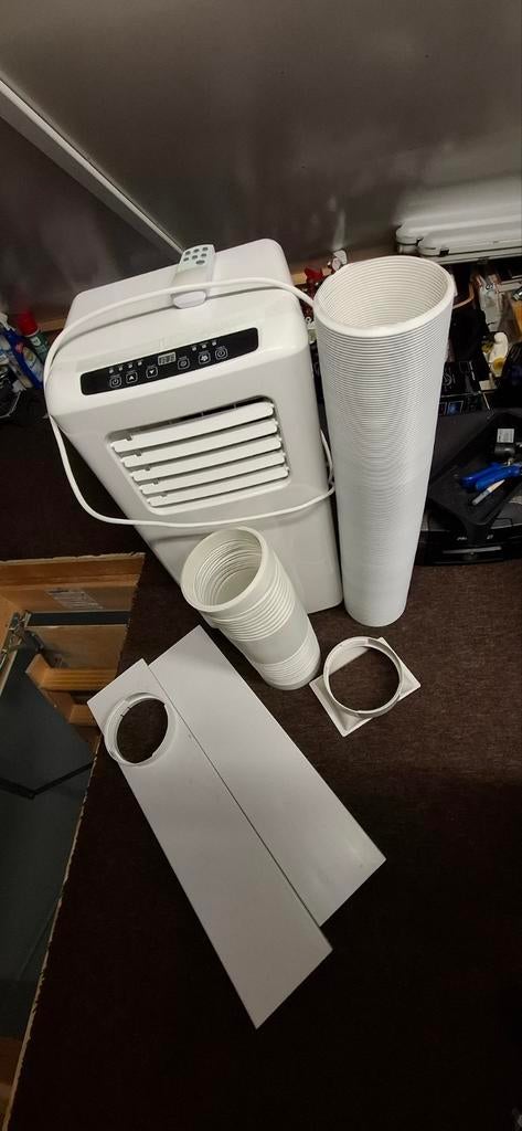 Mobiele airco Hands N. met afstandsbediening en accessoires, Timer, Minder dan 60 m³, 3 snelheden of meer, Ophalen of Verzenden