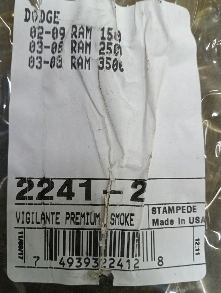 Dodge Ram 1500 2500 3500  hood protector bug shield smoke, Ophalen, Nieuw, Dodge