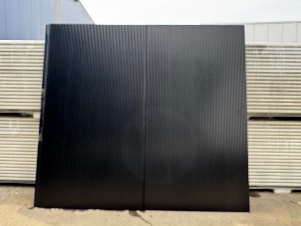 Sandwichpanelen wandpanelen - Zwart 60mm blind bevestigd, Ophalen of Verzenden, Zo goed als nieuw, Paneel