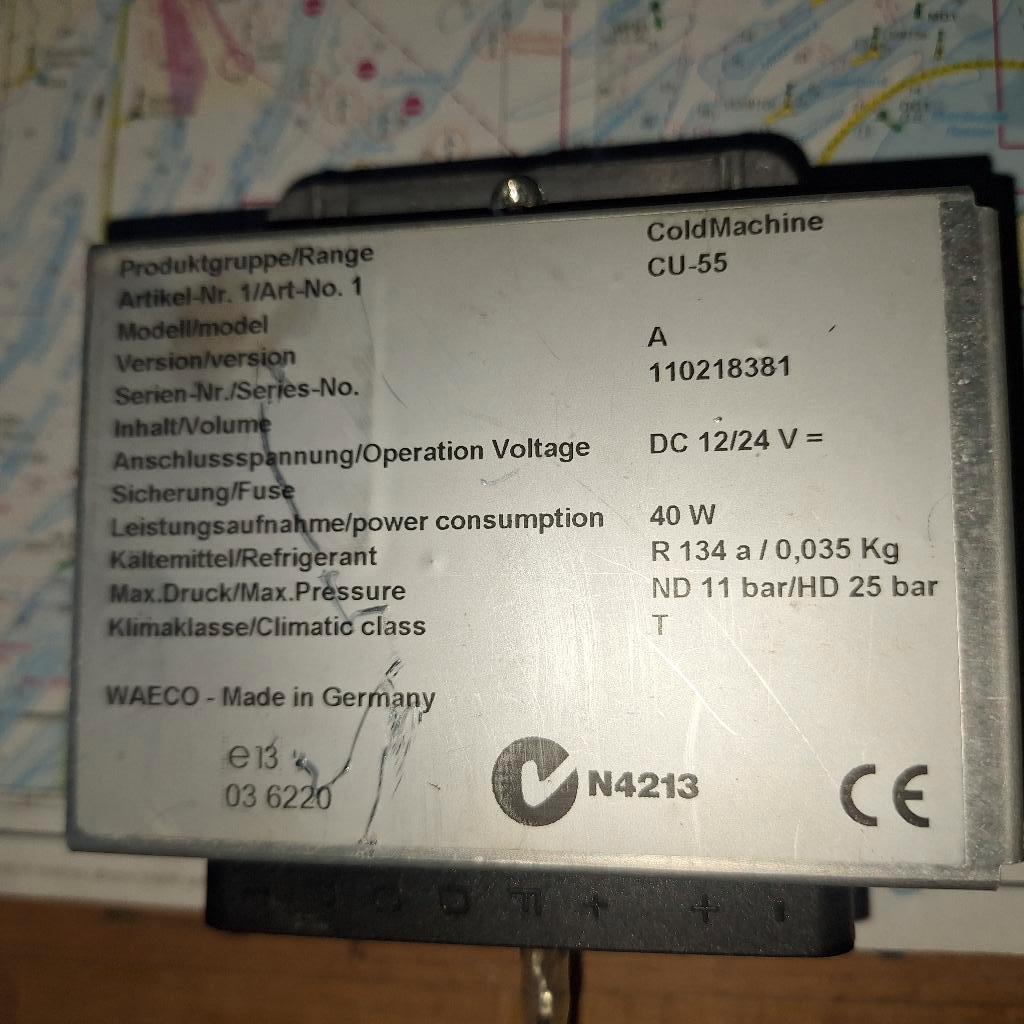 Waeco electronische sturing koelpomp, Ophalen of Verzenden, Gebruikt, Koel-accessoire, Elektrisch