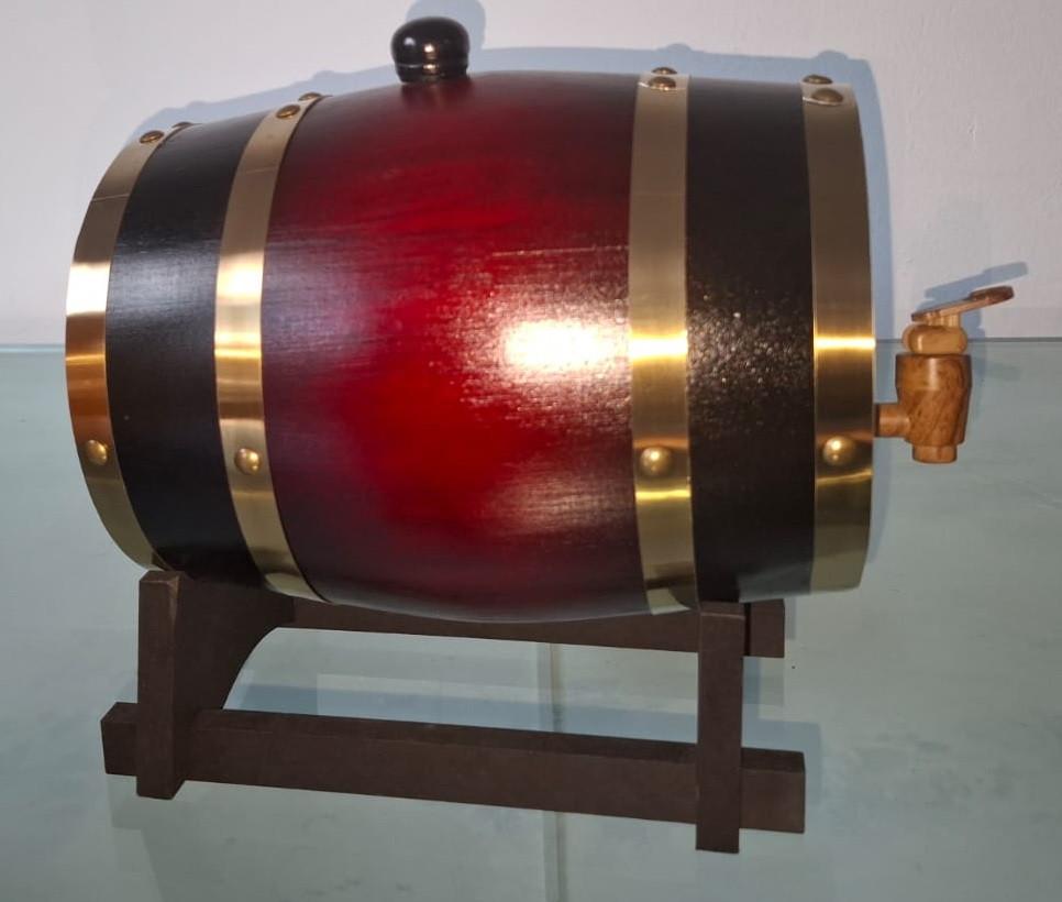 Nieuw Mahonie Look Drankvat 2L | Met Kraan & Liner, Ophalen of Verzenden