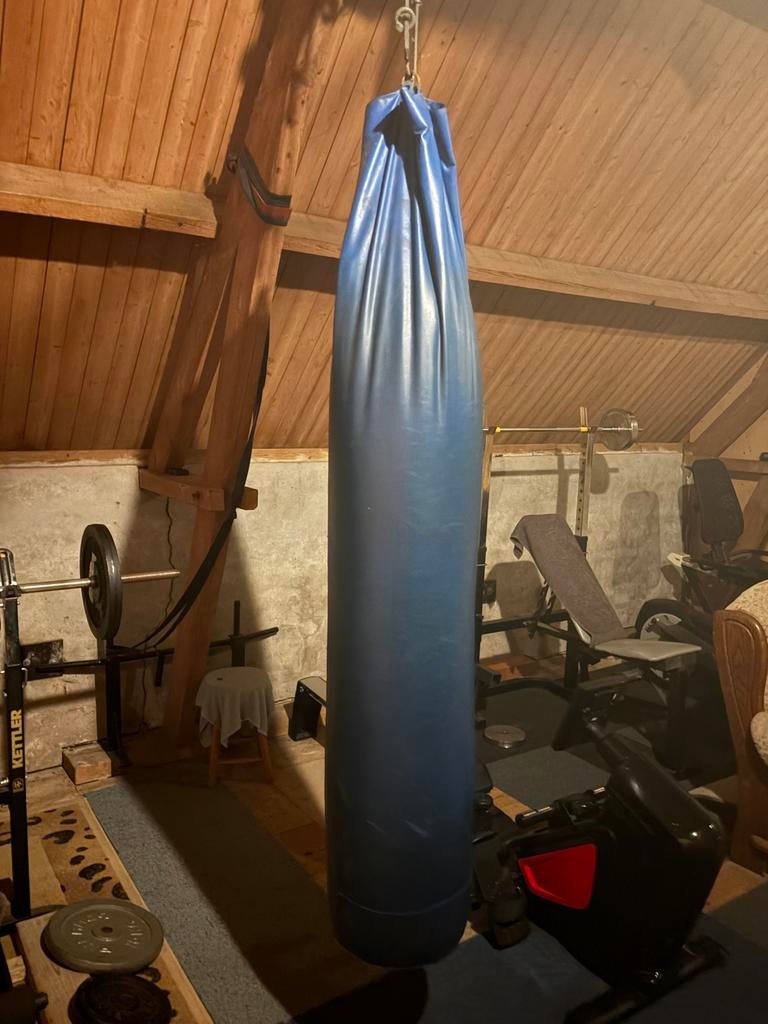 Bokszak 1.80m, 80kg - Ideaal voor training, Sport en Fitness, Boksen, Ophalen, Gebruikt, Bokszak