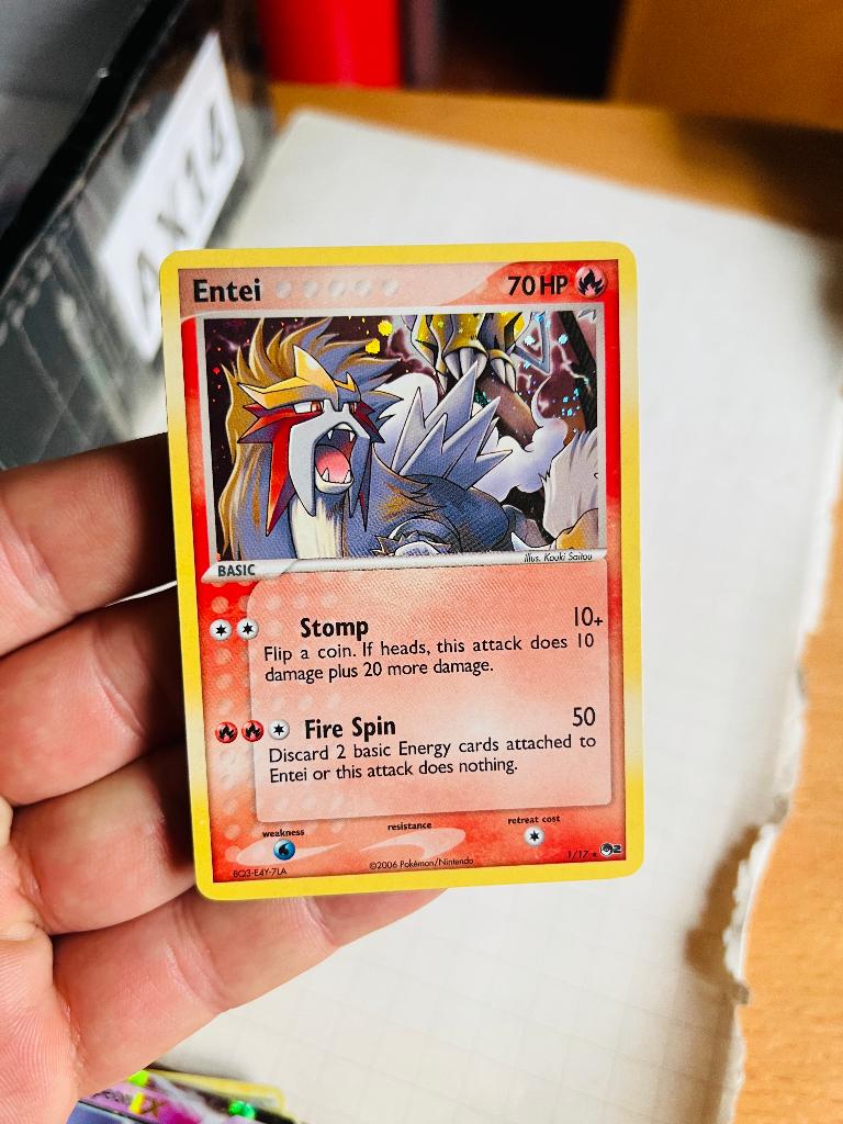 Entei 1/17 Holo POP 2 Series Pokemon, Verzenden, Zo goed als nieuw, Losse kaart, Foil