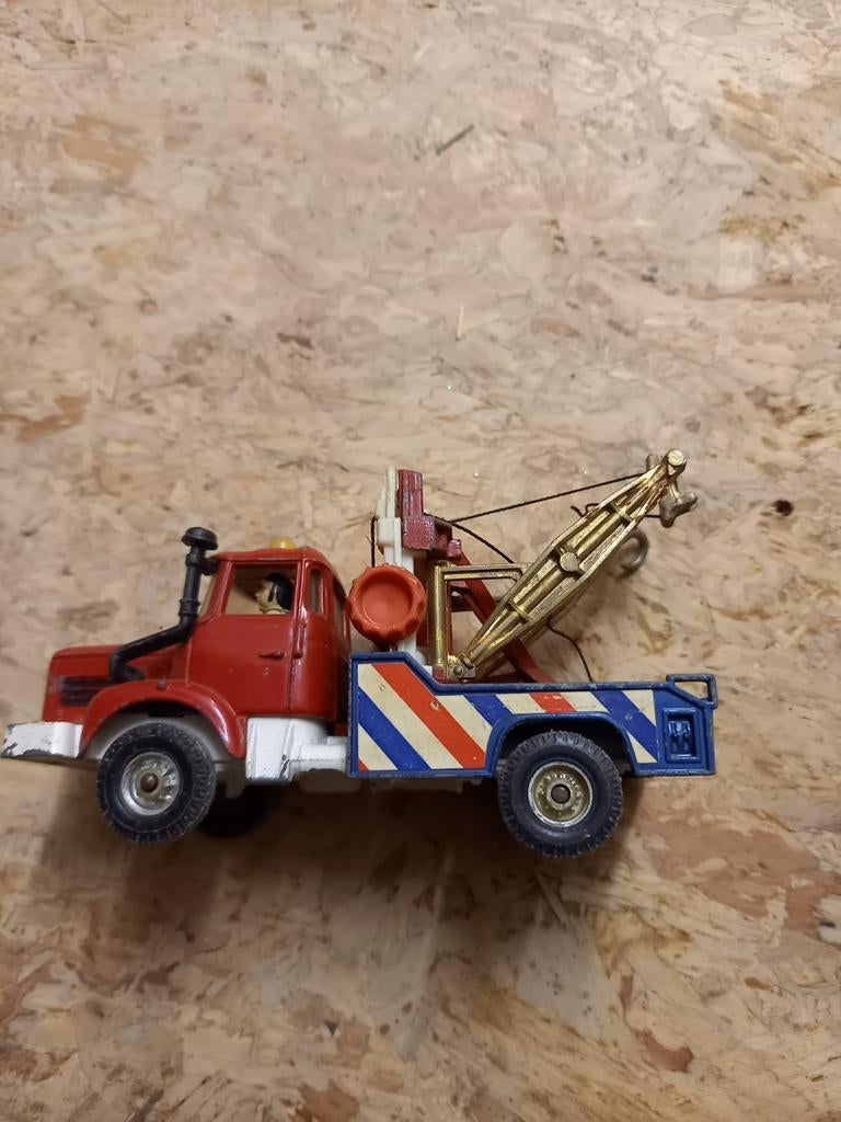 Corgi Mayor Toys 1144 Berliet wrecker truck jaren 70, Ophalen of Verzenden, Gebruikt