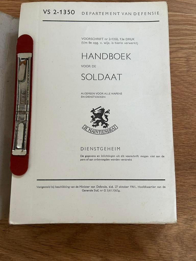 Handboek voor de Soldaat, Ophalen of Verzenden, Algemeen, 1945 tot heden, Onbekend