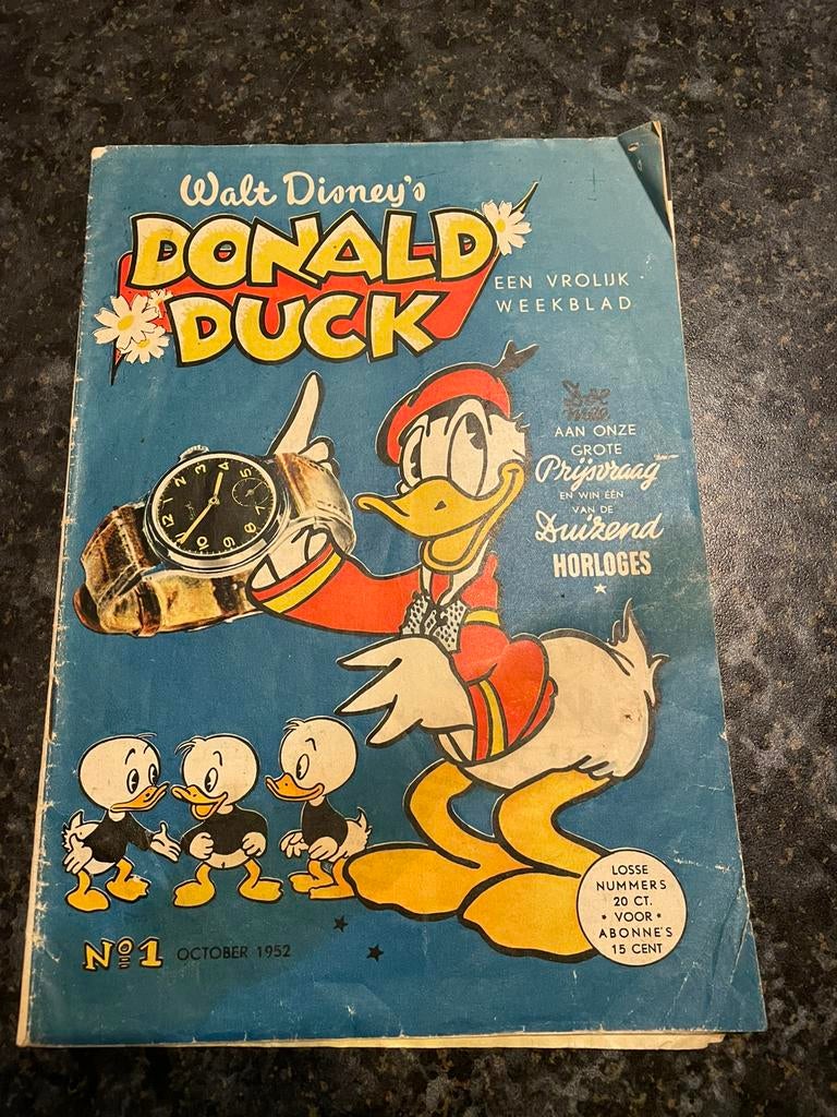 Donald Duck 1952 Origineel!!, Eén stripboek, Ophalen, Gelezen