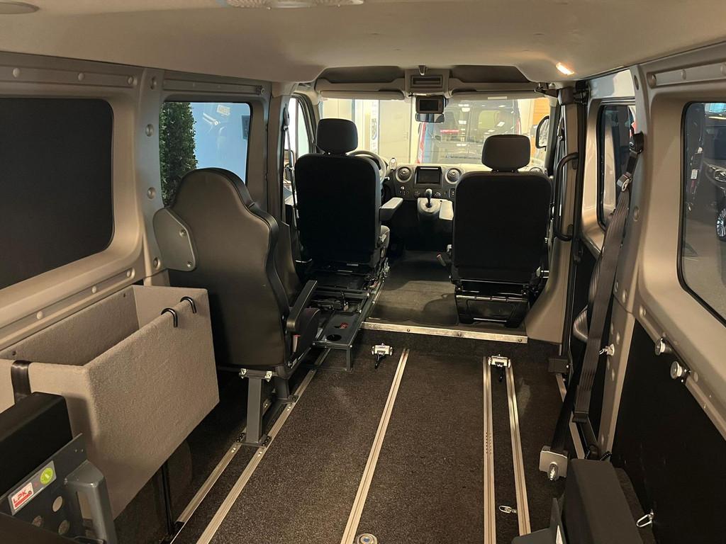 Opel Movano L1H1 Automaat Rolstoelbus (airco), Auto's, Automaat, 12 maanden, Gebruikt, Zwart