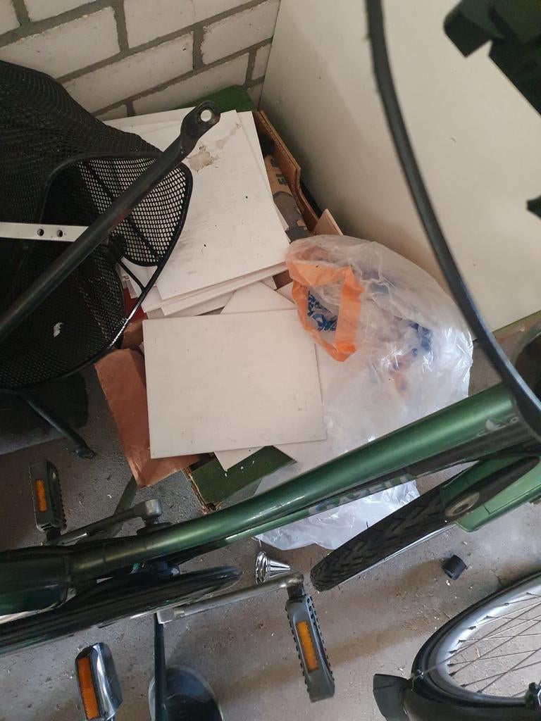 Witte tegels (restpartij), Doe-het-zelf en Verbouw, Tegels, Gebruikt, Ophalen of Verzenden, 20 tot 40 cm, Minder dan 5 m²