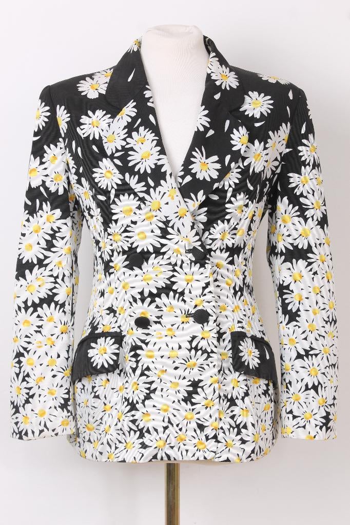 Lente! Gebloemde blazer MOSCHINO maat 42, Maat 42/44 (L), Zo goed als nieuw, Jasje, Roze