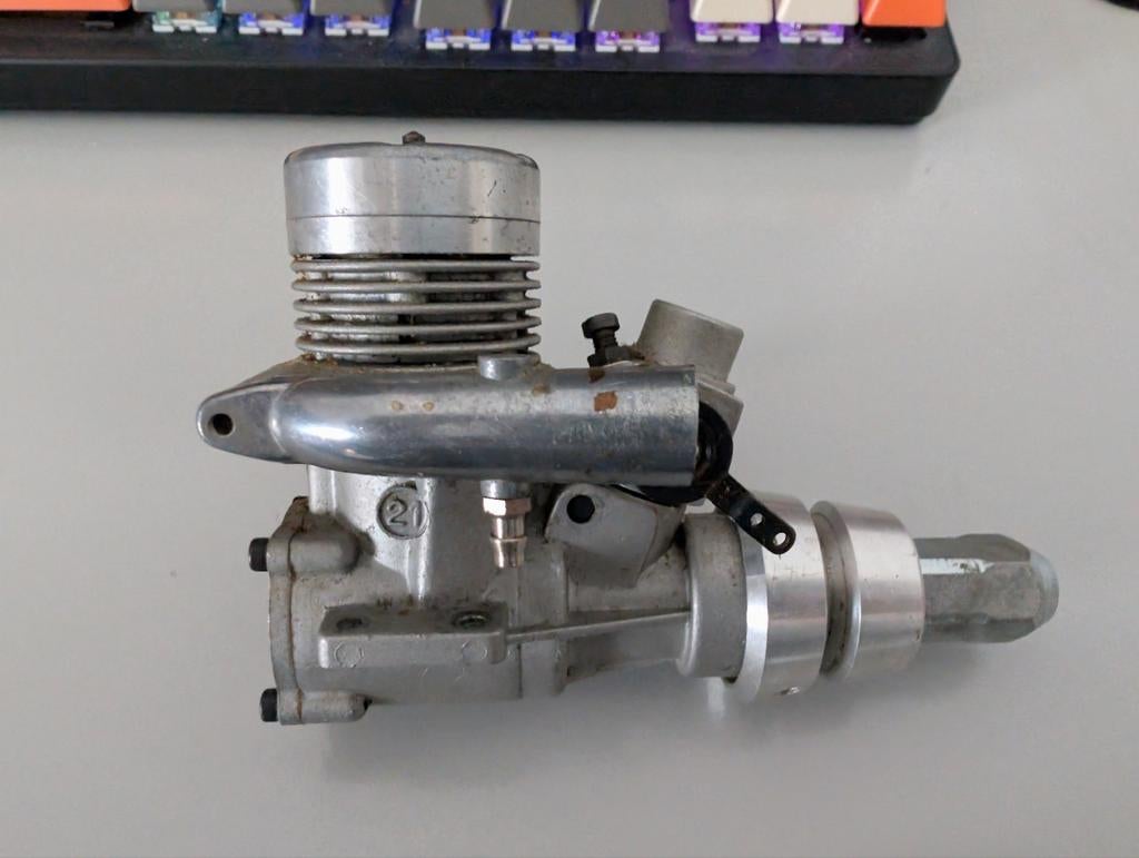 OS Max Nitro RC Boot Motor vintage 21-S-EM, Hobby en Vrije tijd, Ophalen of Verzenden, Gebruikt, Overige merken